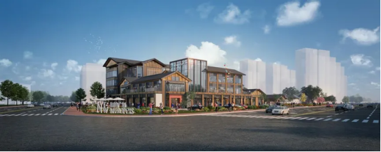 张家窝镇福湾广场建设加速！主体封顶后开启装修，2026 年将正式亮相！