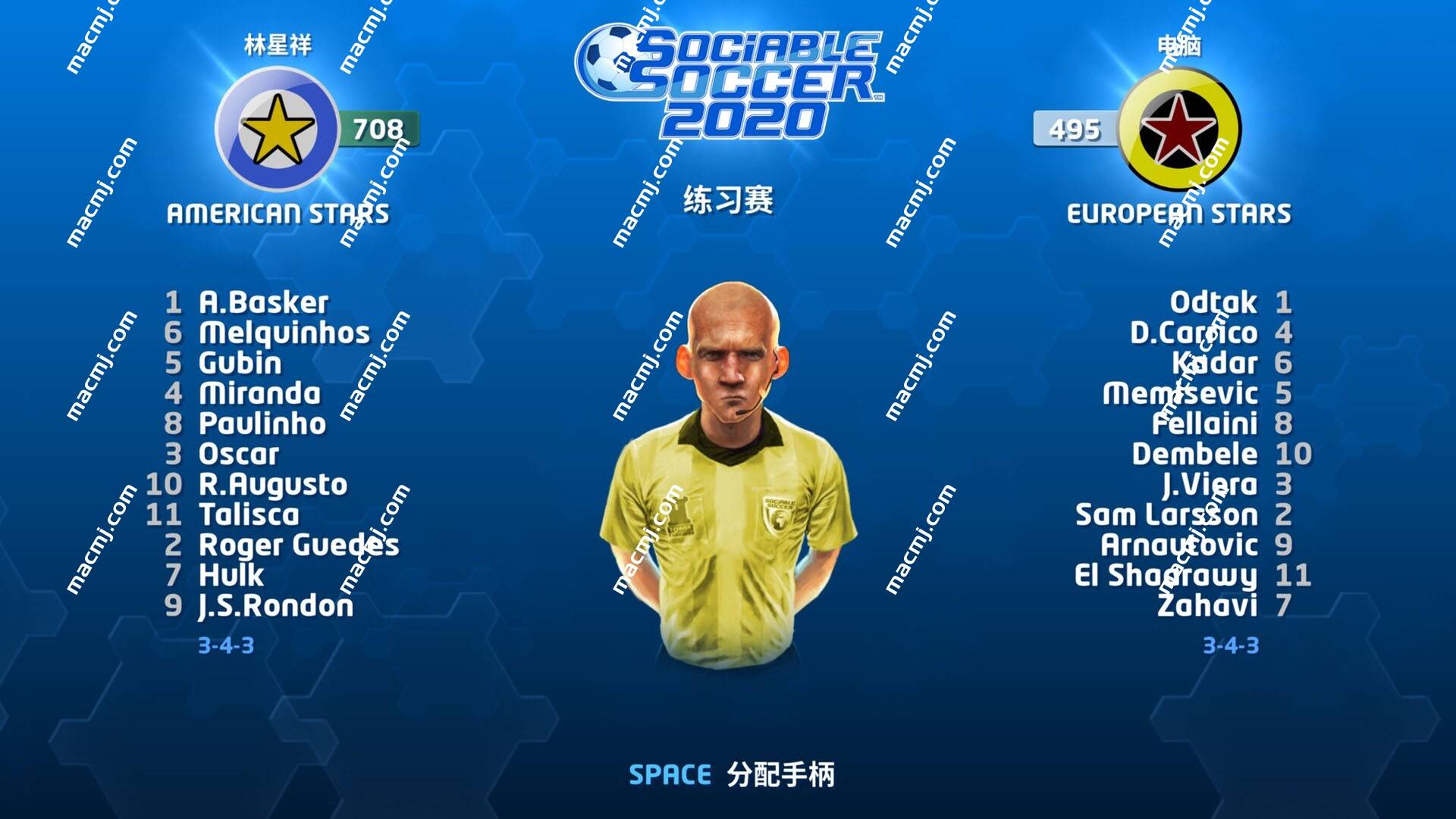 社交足球SociableSoccer for mac(街机风格足球竞技)