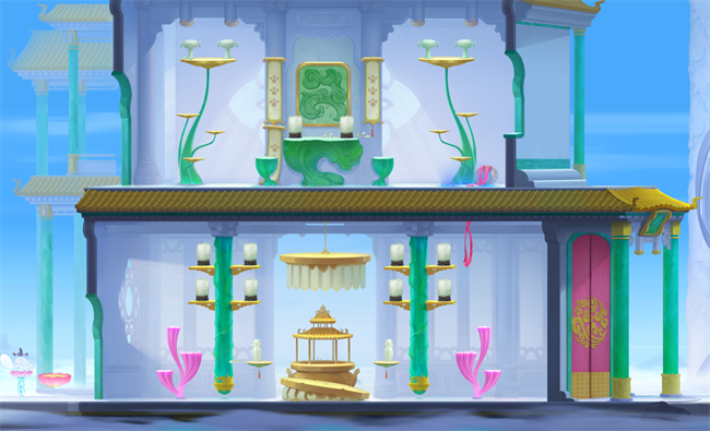 猫和老鼠手游三周年庆典天宫地图_猫和老鼠专题游戏_猫和老鼠手游广寒宫玉清宫凌霄宝殿兜率宫蟠桃园