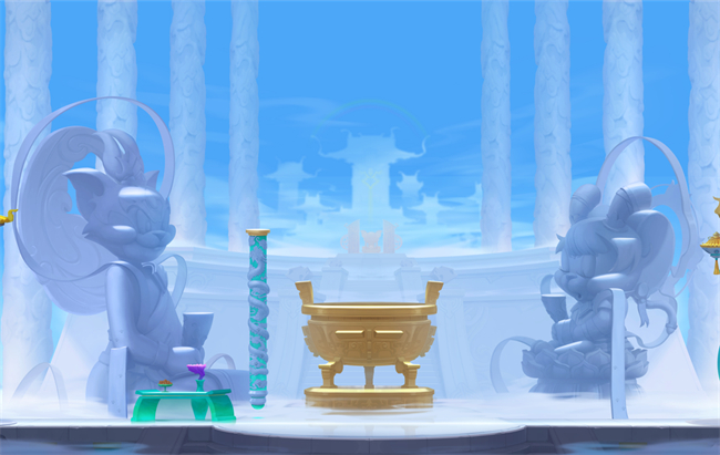 猫和老鼠专题游戏_猫和老鼠手游广寒宫玉清宫凌霄宝殿兜率宫蟠桃园_猫和老鼠手游三周年庆典天宫地图