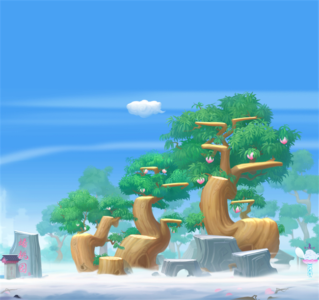 猫和老鼠手游广寒宫玉清宫凌霄宝殿兜率宫蟠桃园_猫和老鼠手游三周年庆典天宫地图_猫和老鼠专题游戏