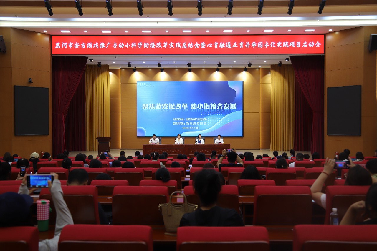 黑河市安吉游戏与幼小科学衔接改革实践总结会暨幼儿园心育融通五育并举园本化实践项目启动会在逊克县召开
