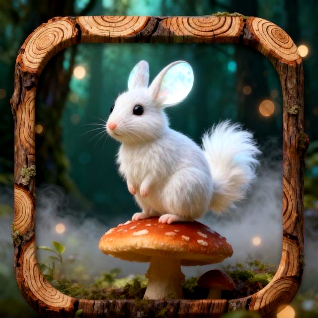 社交图标矢量图_十二生肖魔法森林_微信图标设计