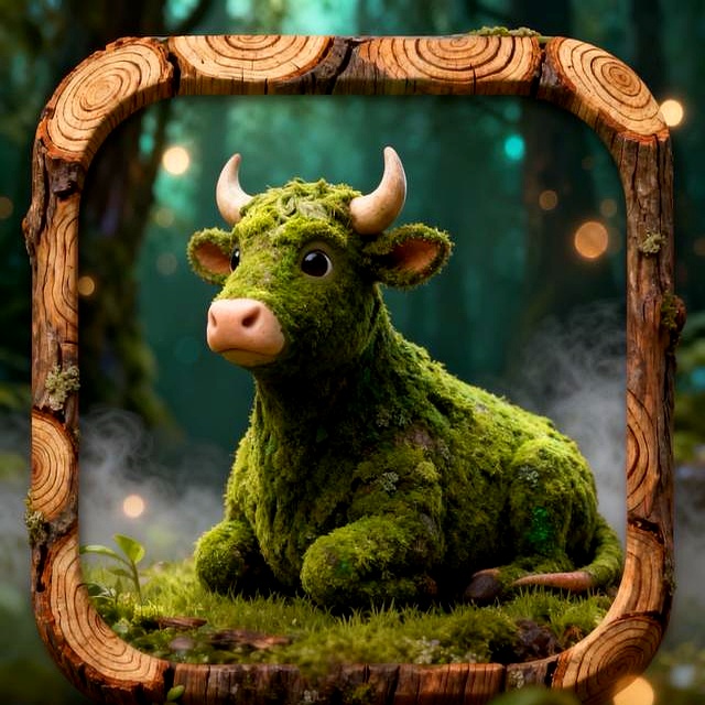 社交图标矢量图_微信图标设计_十二生肖魔法森林