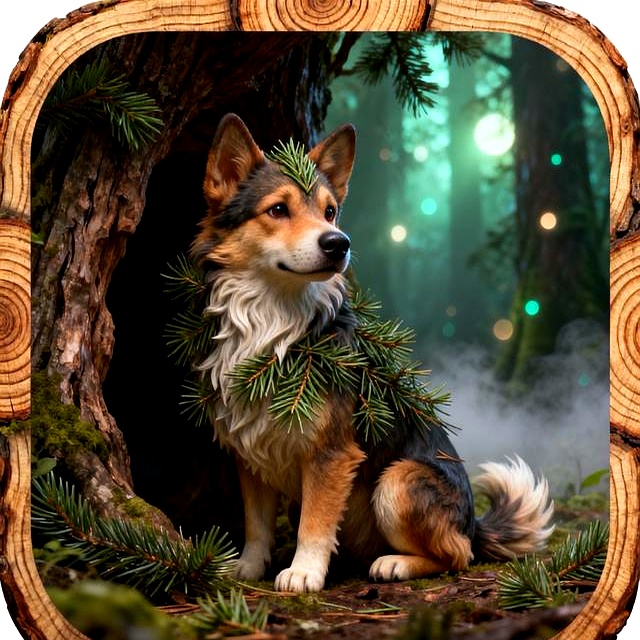 微信图标设计_十二生肖魔法森林_社交图标矢量图