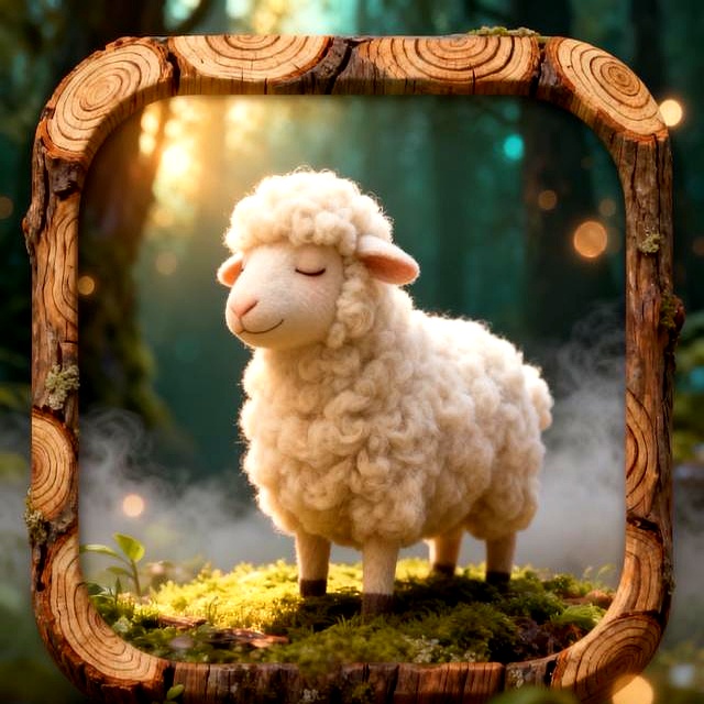 十二生肖魔法森林_微信图标设计_社交图标矢量图