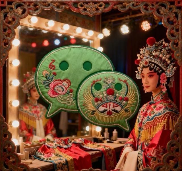 微信图标设计_社交图标矢量图_国潮皮肤趋势