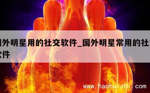 国外明星用的社交软件_国外明星常用的社交软件