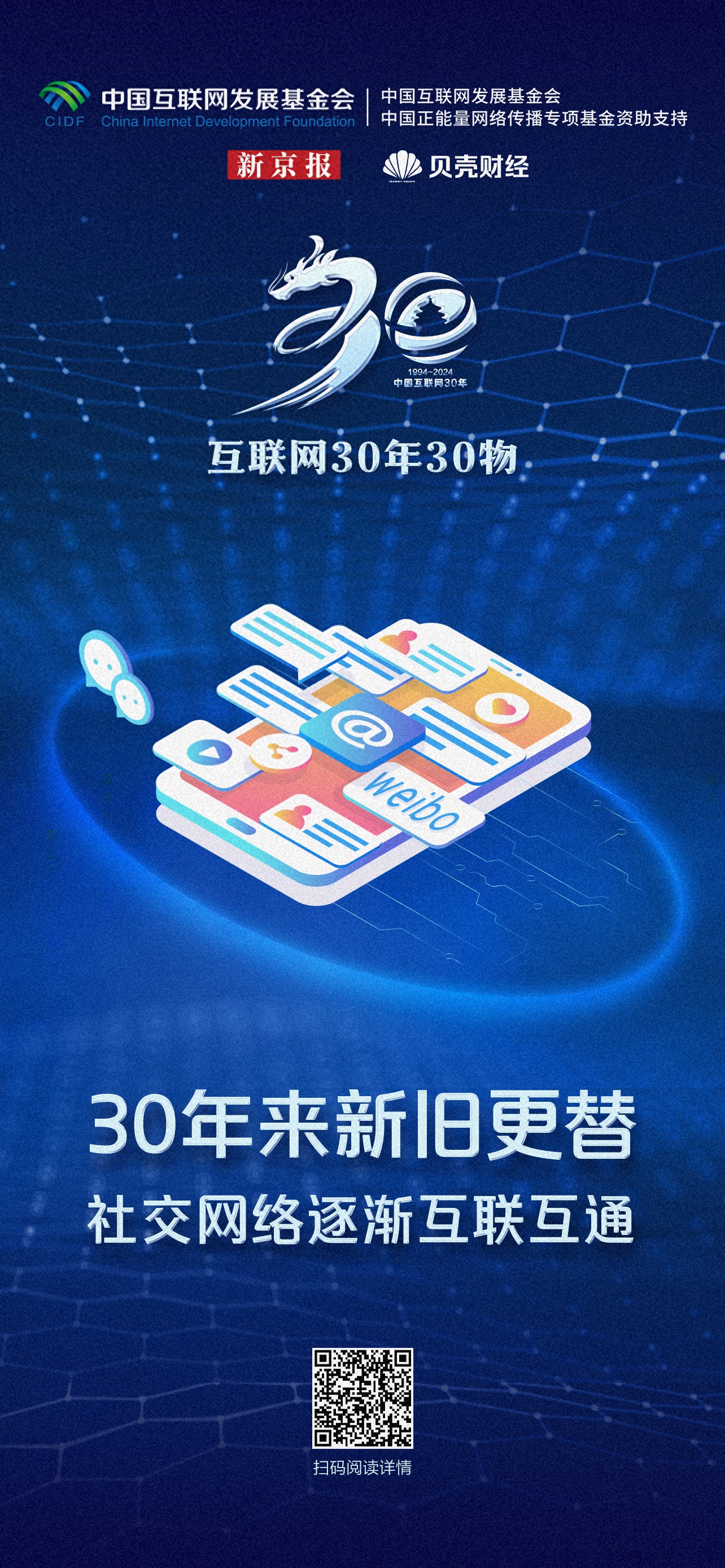 互联网30年30物｜新旧更替，社交网络逐渐互联互通