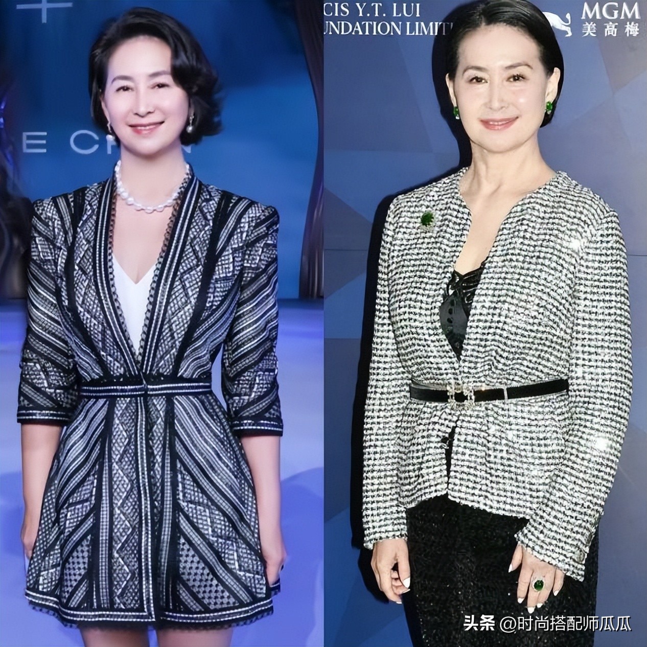 真名媛气质解析_社交名媛的气质_名媛风穿搭对比