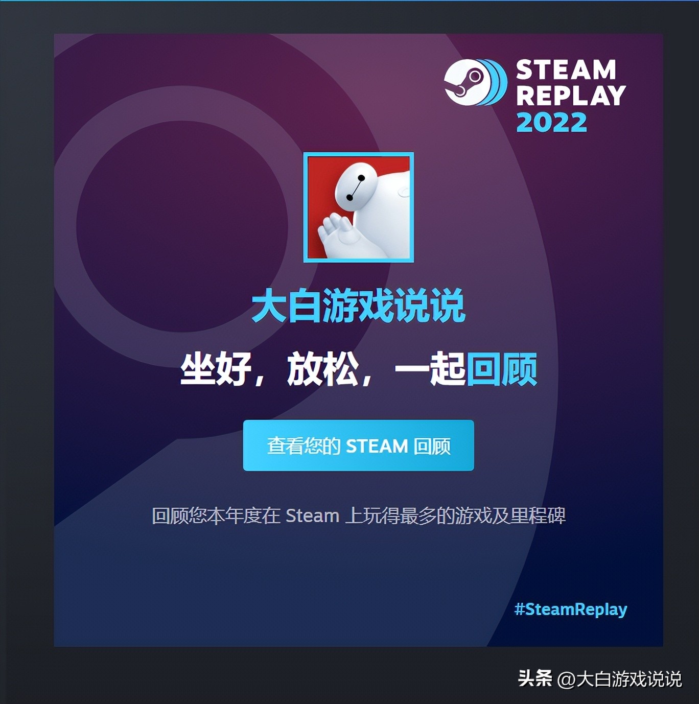  玩家年度游戏偏好分析 _游戏专题网站_Steam回顾 2022年游戏数据统计 